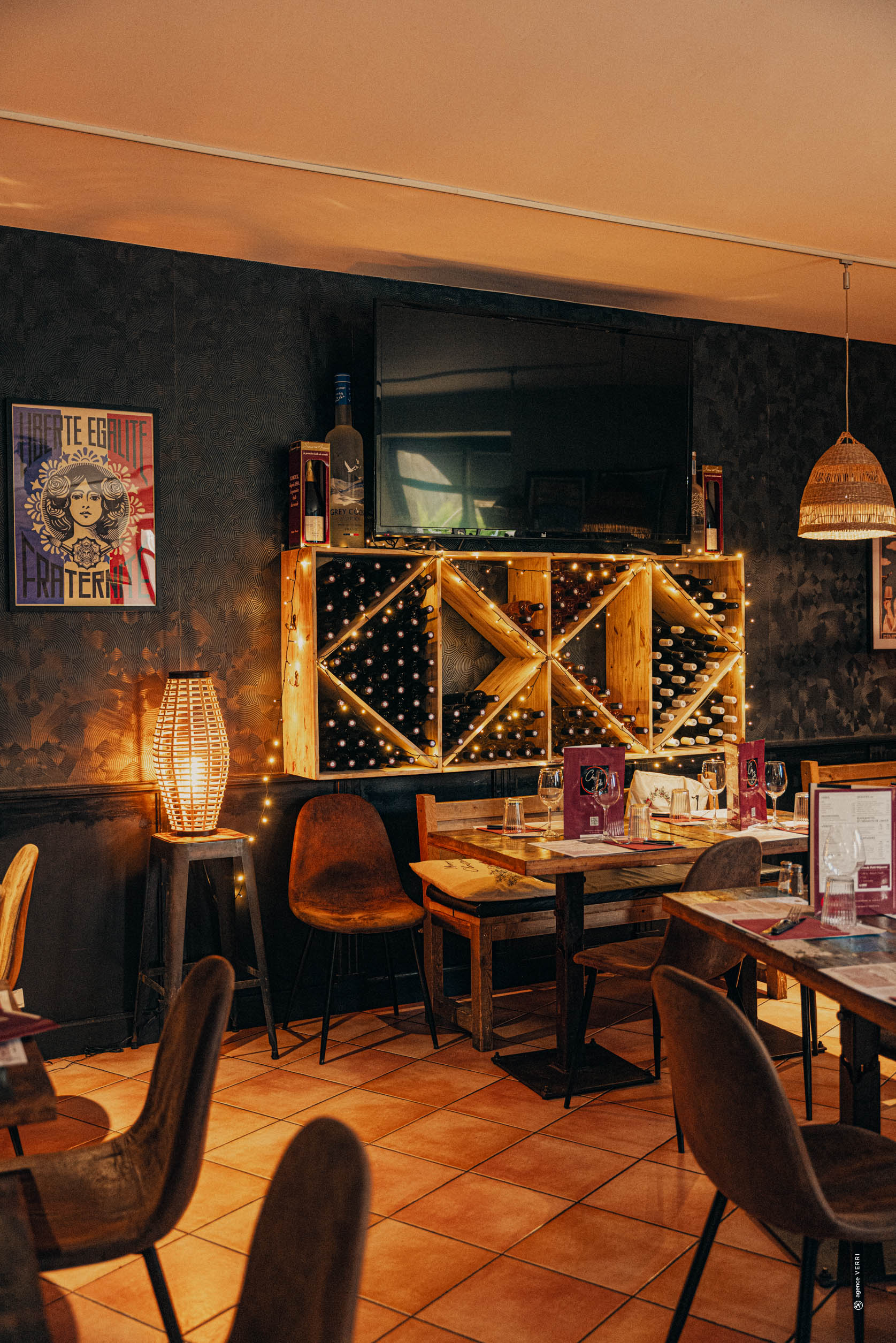 Intérieur du restaurant